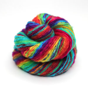 LAIT - kézzel festett hibrid fonal - selyem és fésült merinó - H07 Magic Rainbow