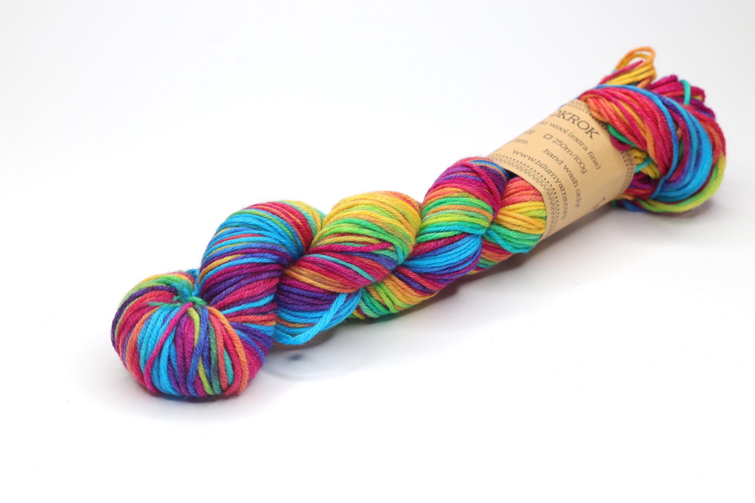 ROKROK - hibrid festésű fonal 60g - H 07 Magic Rainbow